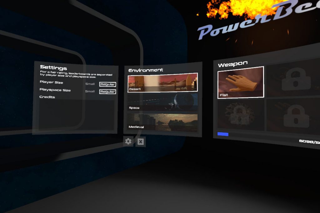 PowerBeatsVR - Intense Rhythm-Based VR Fitness Game - Player and Playsize Scaling